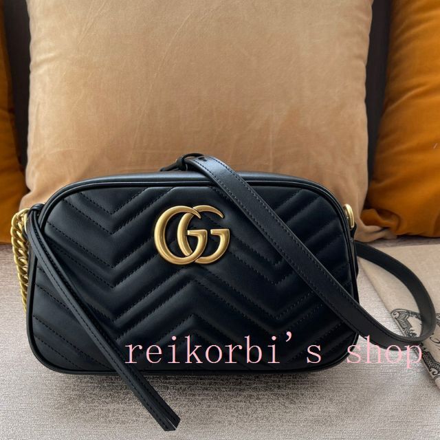 割引発見 GUCCI グッチ GGマーモント ショルダーバッグ 美品