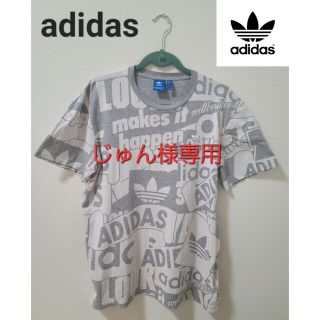 アディダス(adidas)のadidas アディダス makes happinessプリントTシャツ 半袖(Tシャツ/カットソー(半袖/袖なし))