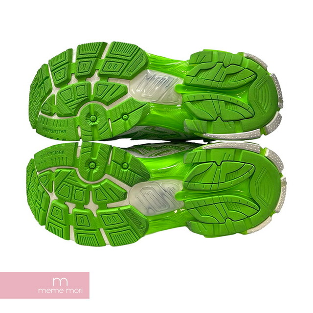 Balenciaga(バレンシアガ)のBALENCIAGA Runner Fluo Green 677403 W3RBM バレンシアガ ランナー フルオグリーン ローカットスニーカー ヴィンテージ・リペア加工 メッシュ切替 ネオングリーン サイズ42(28cm)【230502】【新古品】【me04】 メンズの靴/シューズ(スニーカー)の商品写真