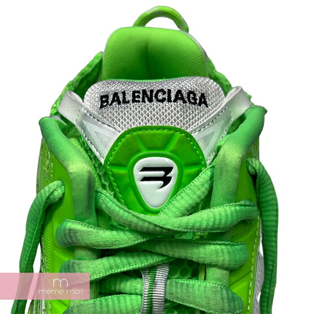 Balenciaga(バレンシアガ)のBALENCIAGA Runner Fluo Green 677403 W3RBM バレンシアガ ランナー フルオグリーン ローカットスニーカー ヴィンテージ・リペア加工 メッシュ切替 ネオングリーン サイズ42(28cm)【230502】【新古品】【me04】 メンズの靴/シューズ(スニーカー)の商品写真