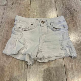 ザラ(ZARA)のZARA ホワイトデニムショーパン　116(パンツ/スパッツ)