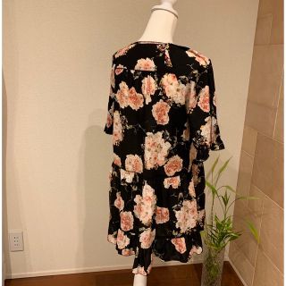 ピンクハウス ローズブーケ柄チュニック 未使用品