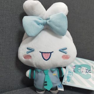 シナモロール(シナモロール)の初音ミク×シナモロール  ミニぬいぐるみ  シナモン(キャラクターグッズ)