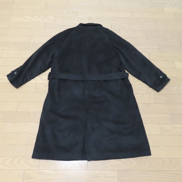 美品 Wind Armor ウィンドアーマー カシミア カシミヤ コート L 黒 美品 Wind Armor ウィンドアーマー カシミア カシミヤ コート L 黒