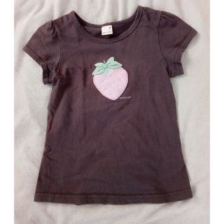 プティマイン(petit main)の値下げ!　petit main　イチゴのTシャツ　120サイズ(Tシャツ/カットソー)