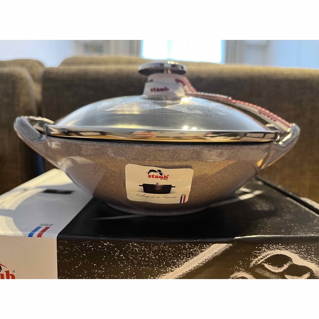 STAUB - 【新品】staub ストウブ ベビーウォック シフォンローズ