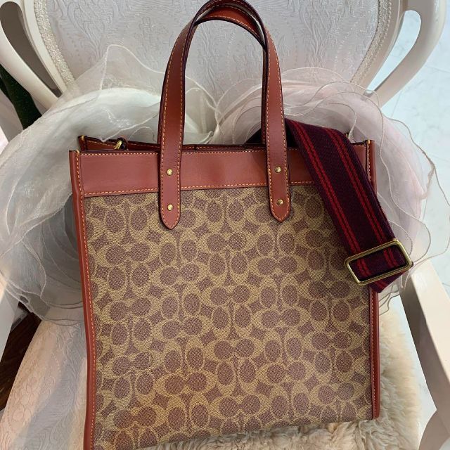 定番入荷 コーチ COACH 美品 2WAY トートバッグ ハンドバッグ | ccfl.ie