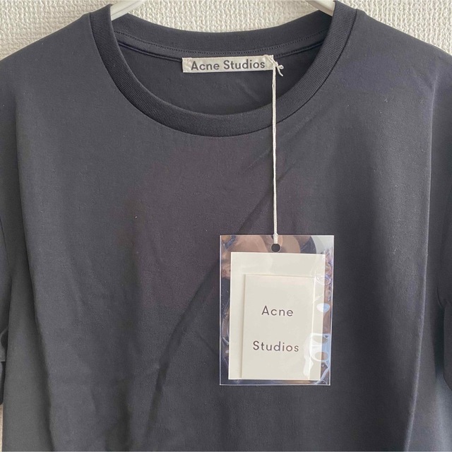 Acne Studious 無地 Tシャツ ブラック XXS 黒 白 アクネ - Tシャツ