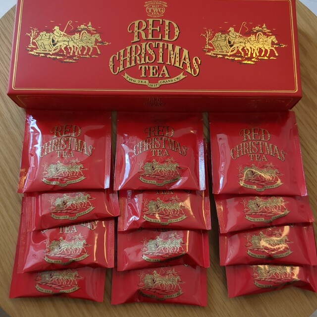 TWG RED CHRISTMAS TEA ティーバッグ12袋 食品/飲料/酒の飲料(茶)の商品写真