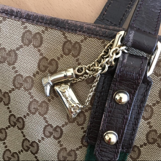 Gucci(グッチ)のGUCCI シェリーライン GGキャンバス トートバック レディースのバッグ(トートバッグ)の商品写真