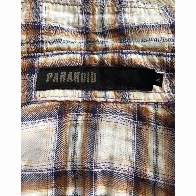 PARANOID(パラノイド)のチェックシャツ　S  長袖 メンズのトップス(シャツ)の商品写真