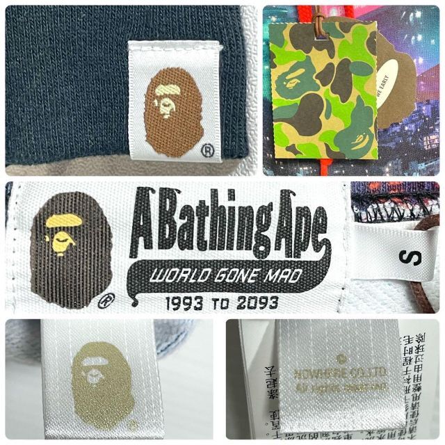 A BATHING APEアベイシングエイプ ネオントーキョーフーディ パーカー
