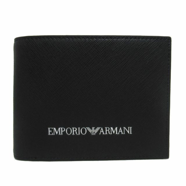 【新品】エンポリオ・アルマーニ 二つ折り財布 Y4R165 Y020V
