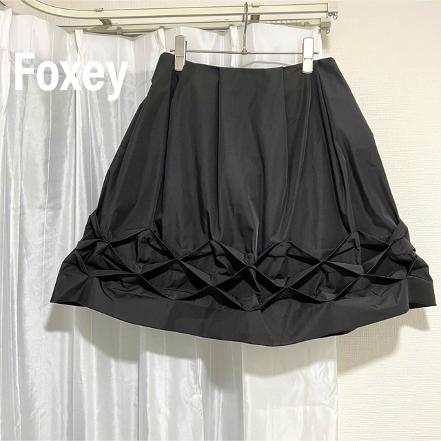 FOXEY NEW YORK フォクシー フレアスカート デザイン タック セール