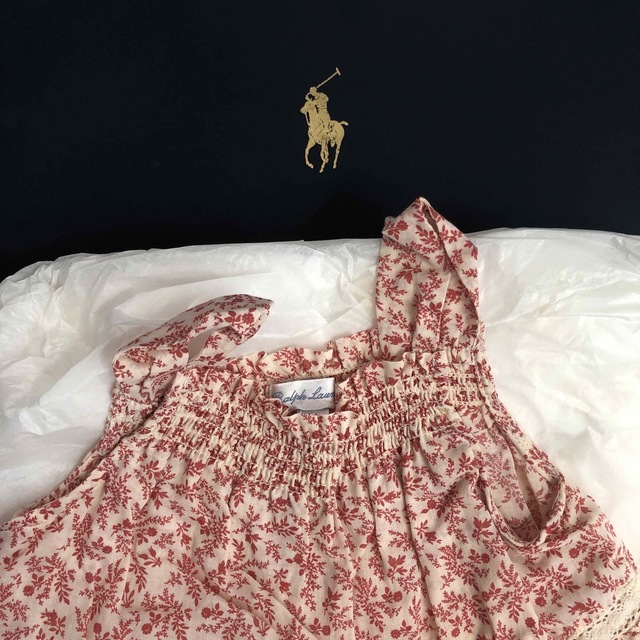 Ralph Lauren(ラルフローレン)のワンピース 花柄 キッズ/ベビー/マタニティのベビー服(~85cm)(ワンピース)の商品写真