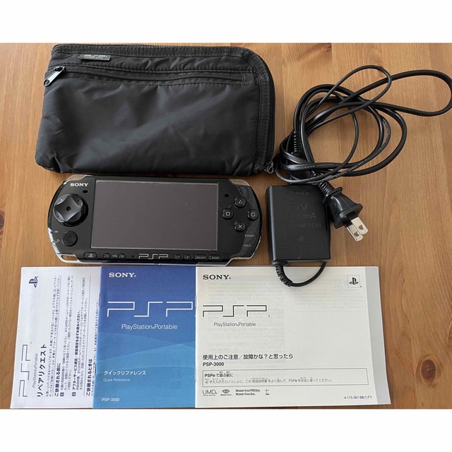 PSP 本体 PSP-3000  ブラック 説明書付きPSP3000