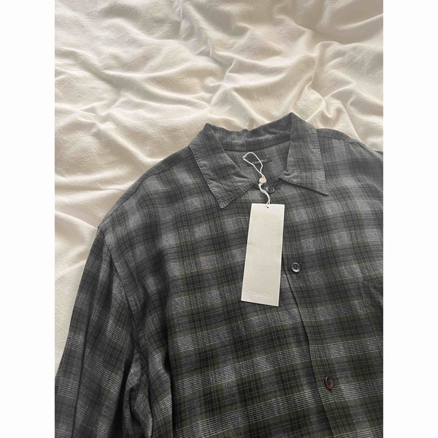 倉 23ss comoli コモリ レーヨンオープンカラーシャツ サイズ2 新品