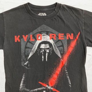 JXW STARWARS 黒 スターウォーズ　カイロレン　ムービー Tシャツ(Tシャツ/カットソー(半袖/袖なし))