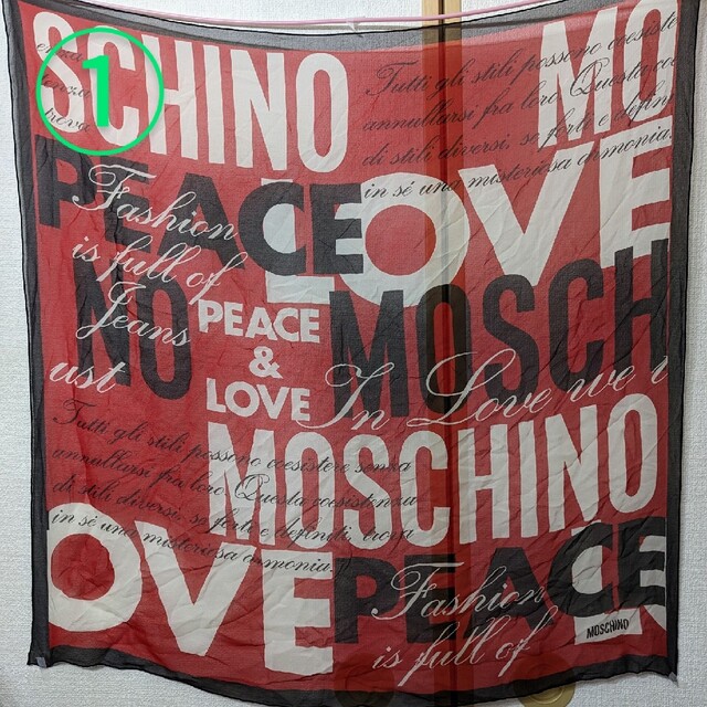 MOSCHINO(モスキーノ)のMOSCHINO　モスキーノ　スカーフ レディースのファッション小物(バンダナ/スカーフ)の商品写真