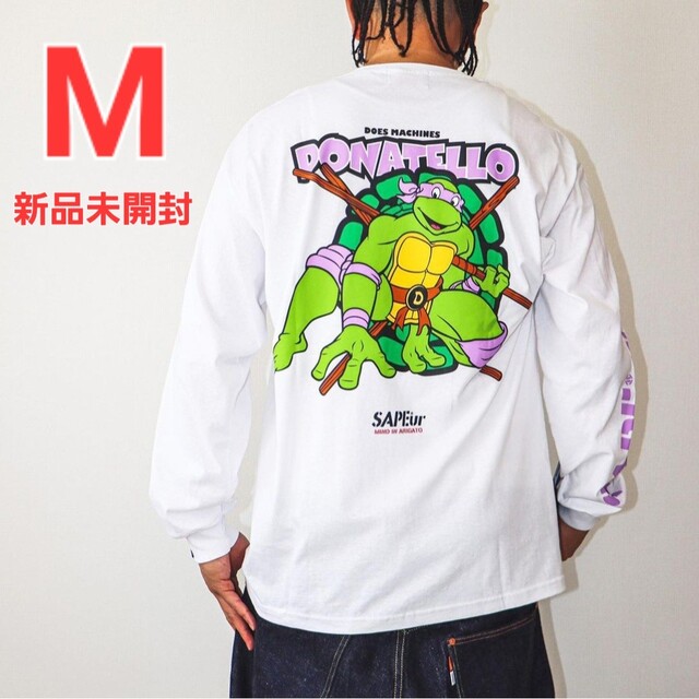 SAPEur サプール / タートルズ L/S TEE / ホワイト / M