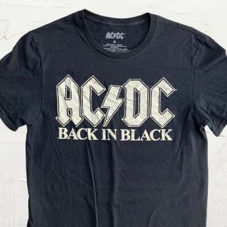 JWW ACDC ビンテージ 黒 エーシーディーシー　ブラック　バンド Tシャツ(Tシャツ/カットソー(半袖/袖なし))