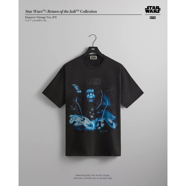 Kith Star Wars EMPEROR vintage tee