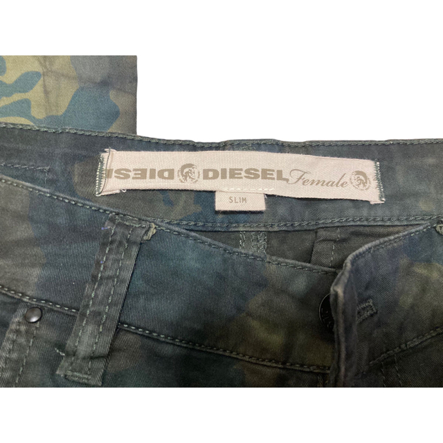 DIESEL カモフラージュ 迷彩 パンツ ミリタリー ディーゼル XS 1