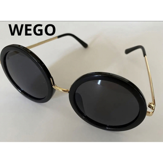 ウィゴー(WEGO)のWEGO サングラス　　黒(サングラス/メガネ)