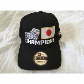 ニューエラー(NEW ERA)のWBC 優勝　new era キャップ　ブラック　アジャスタブル(記念品/関連グッズ)