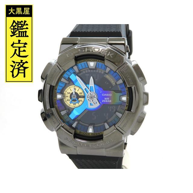 カシオ時計☆ダイナミックなデザイン・メカニカルテイス抜群!!6電波