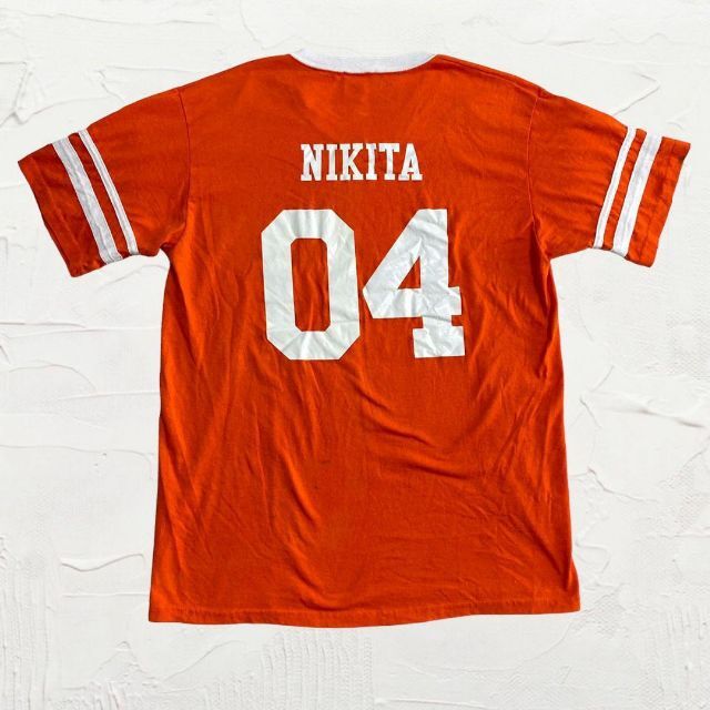 JWJ AUGUSTA オレンジ リンガー　十字架　クロス　ニキータ Tシャツ メンズのトップス(Tシャツ/カットソー(半袖/袖なし))の商品写真