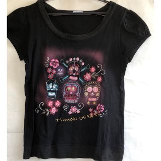 ツモリチサト(TSUMORI CHISATO)のツモリチサト　骸骨　ラインストーン　Tシャツ(Tシャツ(半袖/袖なし))