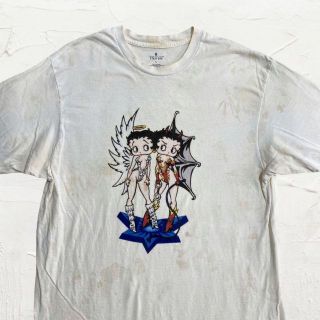 JWH  ビンテージ   白 ベティブープ　ベティちゃん　天使　悪魔 Tシャツ(Tシャツ/カットソー(半袖/袖なし))