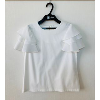 フリルスリーブ　Tシャツ