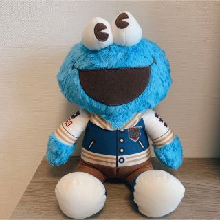 セサミストリート(SESAME STREET)の*【タグ付き】クッキーモンスター　ぬいぐるみ*(キャラクターグッズ)