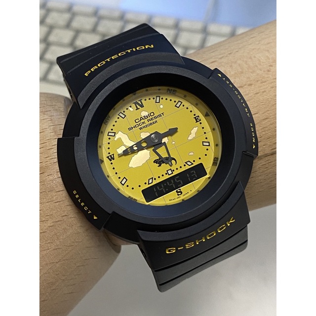 G-SHOCK(ジーショック)のG-SHOCK/ガラパゴス/AW-500/スクリューバック/イエロー/美品/レア メンズの時計(腕時計(アナログ))の商品写真