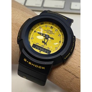 ジーショック(G-SHOCK)のG-SHOCK/ガラパゴス/AW-500/スクリューバック/イエロー/美品/レア(腕時計(アナログ))