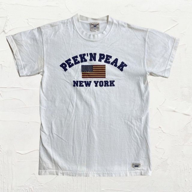 JWC ビンテージ  USA製 白 アメリカ　星条旗　ニューヨーク Tシャツ メンズのトップス(Tシャツ/カットソー(半袖/袖なし))の商品写真