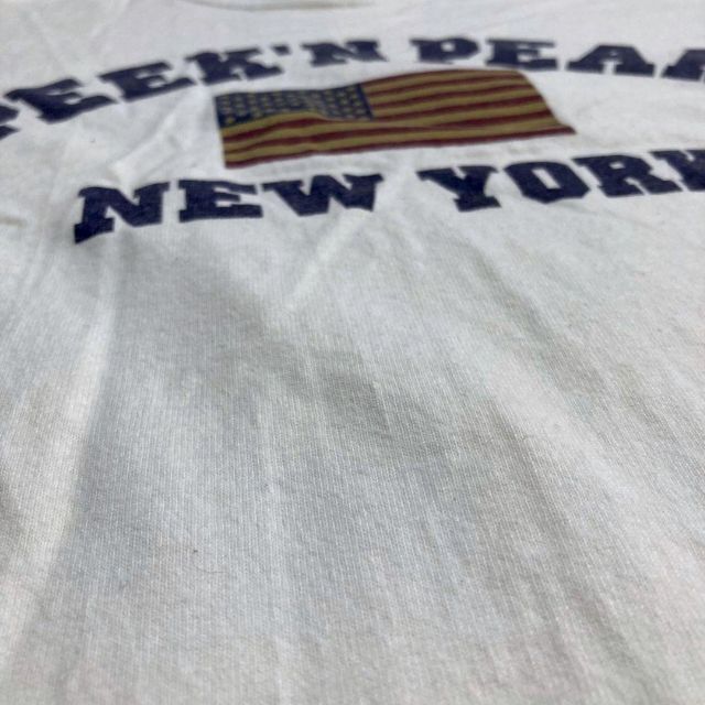 JWC ビンテージ  USA製 白 アメリカ　星条旗　ニューヨーク Tシャツ メンズのトップス(Tシャツ/カットソー(半袖/袖なし))の商品写真