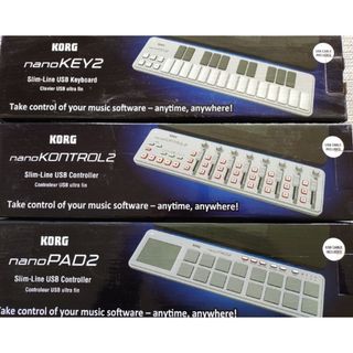 コルグ(KORG)のKORG　nanoPAD2,KEY2,KONTROL2セット(MIDIコントローラー)