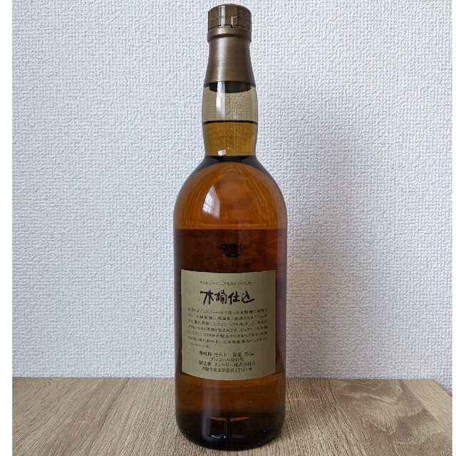 サントリー ピュアモルトウイスキー 木桶仕込 1981年 直火蒸溜 古酒