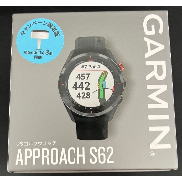 GARMIN Approach S62 ブラック 限定キャンペーン品 上品 29302円引き