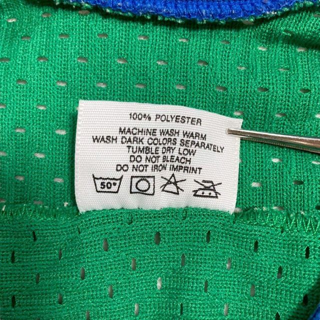 JVZ ビンテージ  USA製 緑 アイス　ホッケー　パーカー ゲームシャツ メンズのトップス(Tシャツ/カットソー(七分/長袖))の商品写真