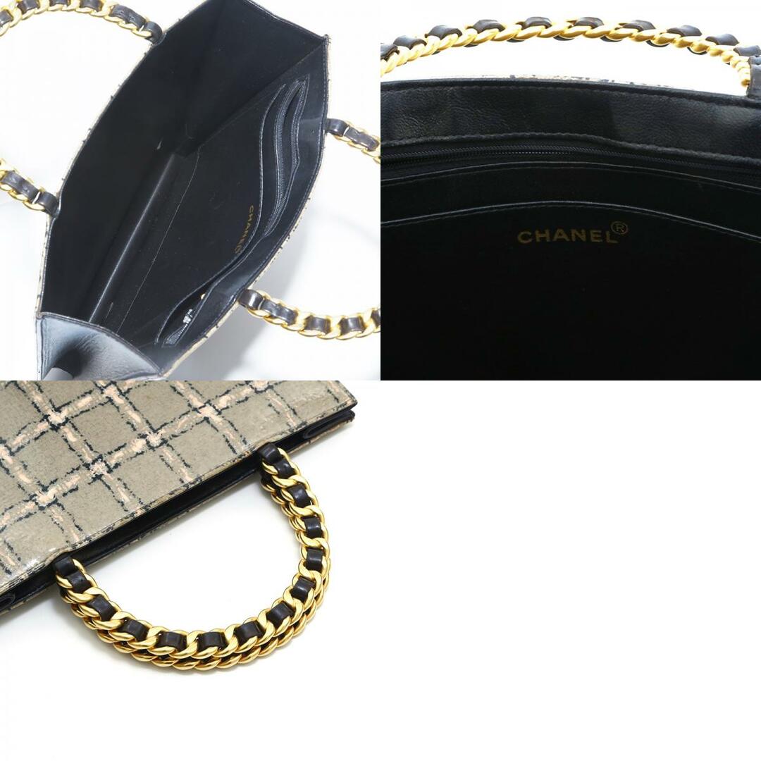 シャネル CHANEL チョコバー パテント  ハンドバッグ