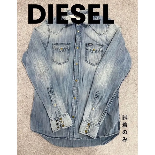 DIESEL(ディーゼル)の【DIESEL】ディーゼル SONORA デニムシャツ メンズのトップス(シャツ)の商品写真