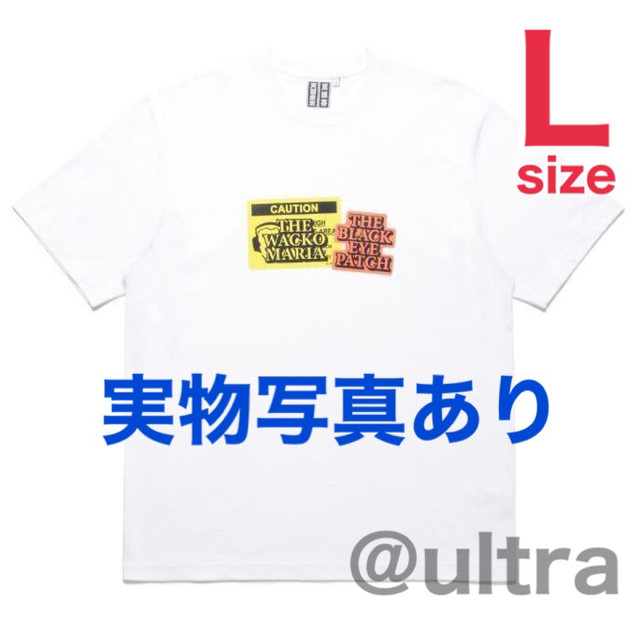 新品/Lサイズ】WACKO MARIA Black Eye Patch TEE ブランドのギフト