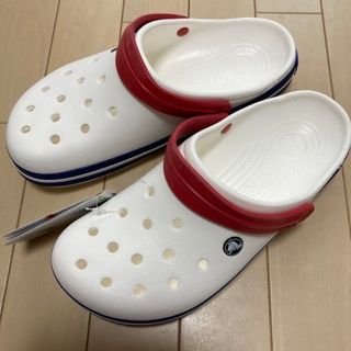 クロックス(crocs)の新品 26cm クロックス クロックバンド ホワイト(サンダル)