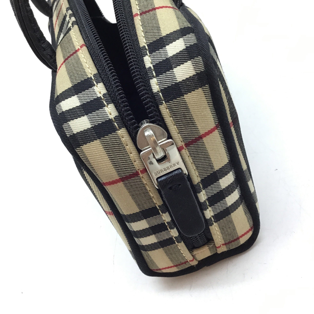 BURBERRY ミニポーチ バーバリーチェック 逆輸入