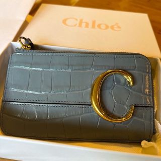 クロエ(Chloe)のクロエ　カードコインケース　アッシュブルー(コインケース)