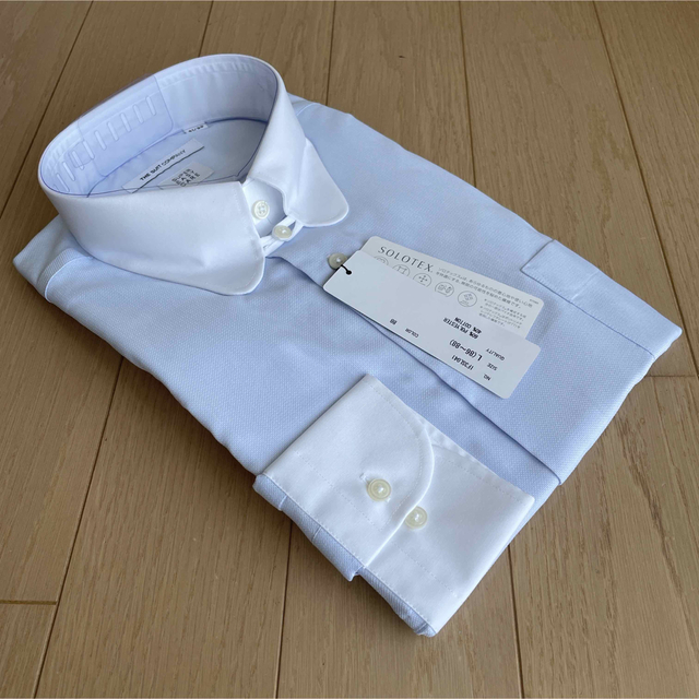 THE SUIT COMPANY(スーツカンパニー)のスーツカンパニー長袖ドレスシャツクレリックタブカラーL（41-88）新品 メンズのトップス(シャツ)の商品写真